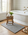 Lana Tasmanian Wool Collection Area Rug - Waitomo Rectangle Space Gray  lifestyle 28
