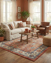 Eden Oasis Collection Area Rug -  Haven Rectangle Terracotta  lifestyle 6