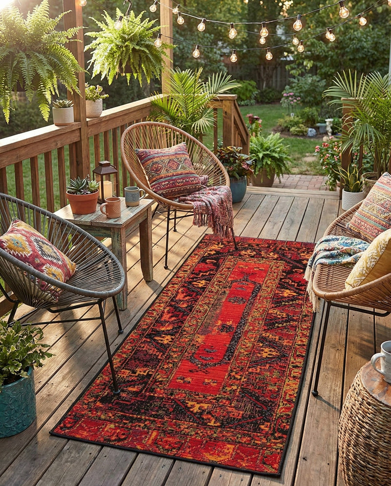 Safari Escape Rugs Collection Area Rug - Serengeti Runner Multi  lifestyle 45