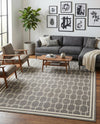 Metro Heights Collection Area Rug -  Ellis Rectangle Gray  lifestyle 5