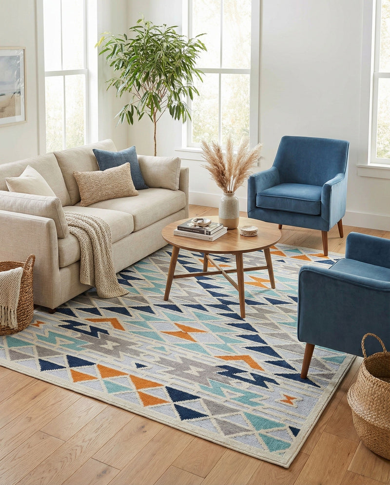 Bahama Breeze Outdoor Collection Area Rug -  Andros Rectangle Gray  lifestyle 24