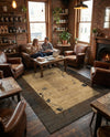 Bistro Lounge Collection Area Rug -  Affogato Rectangle Beige  lifestyle 29