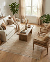 Osian Looms Collection Area Rug - Capri Rectangle Natural  lifestyle 24