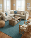 Aravalli Collection Area Rug -  Jaisalmer Rectangle Aegean Blue  lifestyle 36