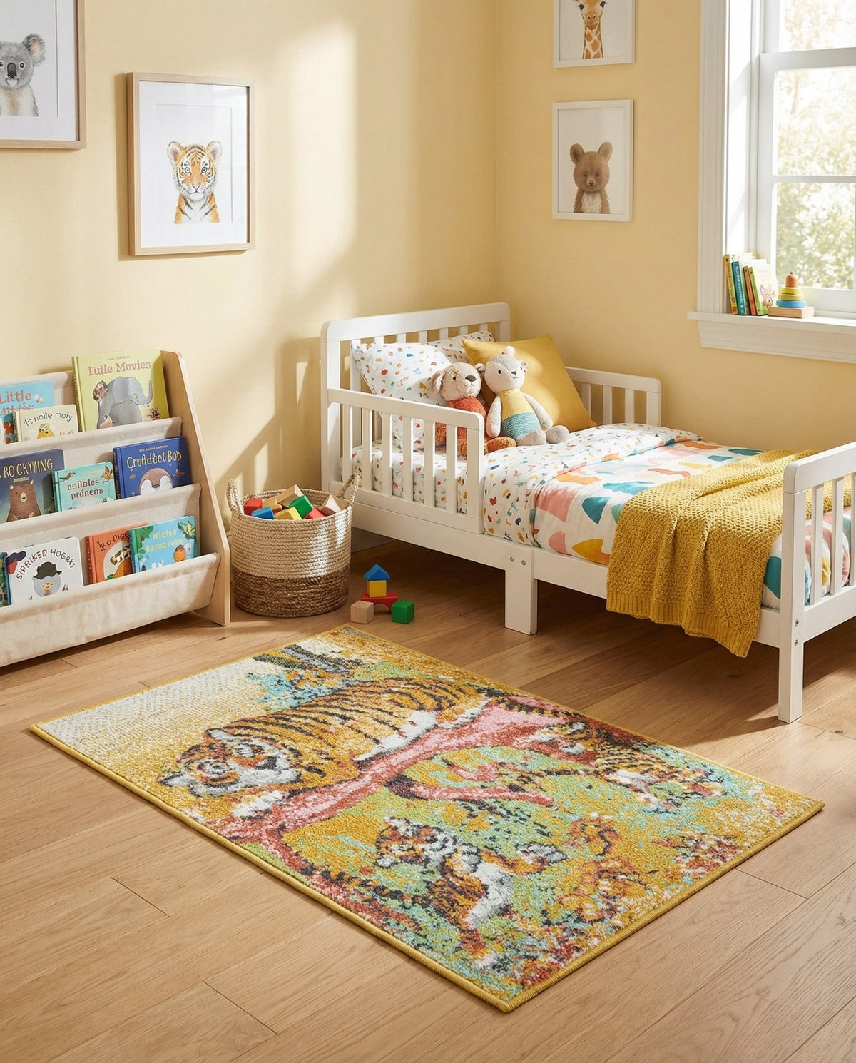 Wonder Tykes Collection Area Rug -  Groove Rectangle Multi  lifestyle 5