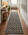 Savannah Pergola Collection Area Rug -  Pergola (Charcoal Gray) Runner Charcoal Gray  lifestyle 38