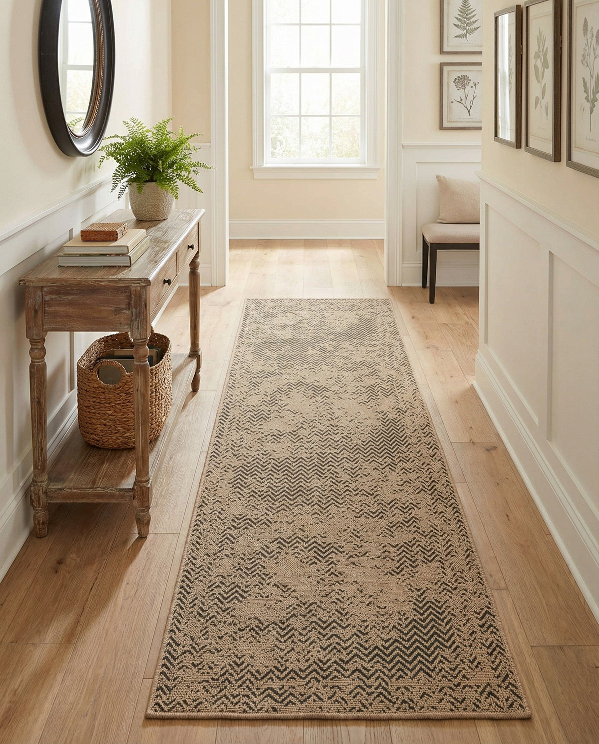 Sahara Sands Collection Area Rug -  Tanis Runner Natural  lifestyle 23