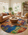 Caribbean Cove Collection Area Rug -  Bequia Oval Multi  lifestyle 53