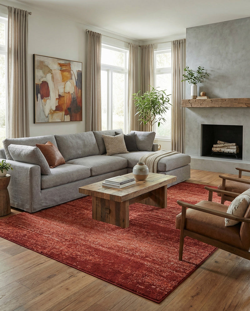 Studio Haven Collection Area Rug -  Gallery (Terracotta) Rectangle Terracotta  lifestyle 27