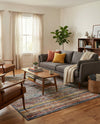 Jewel Oasis Collection Area Rug - Sapphire (Multi) Rectangle Multi  lifestyle 24