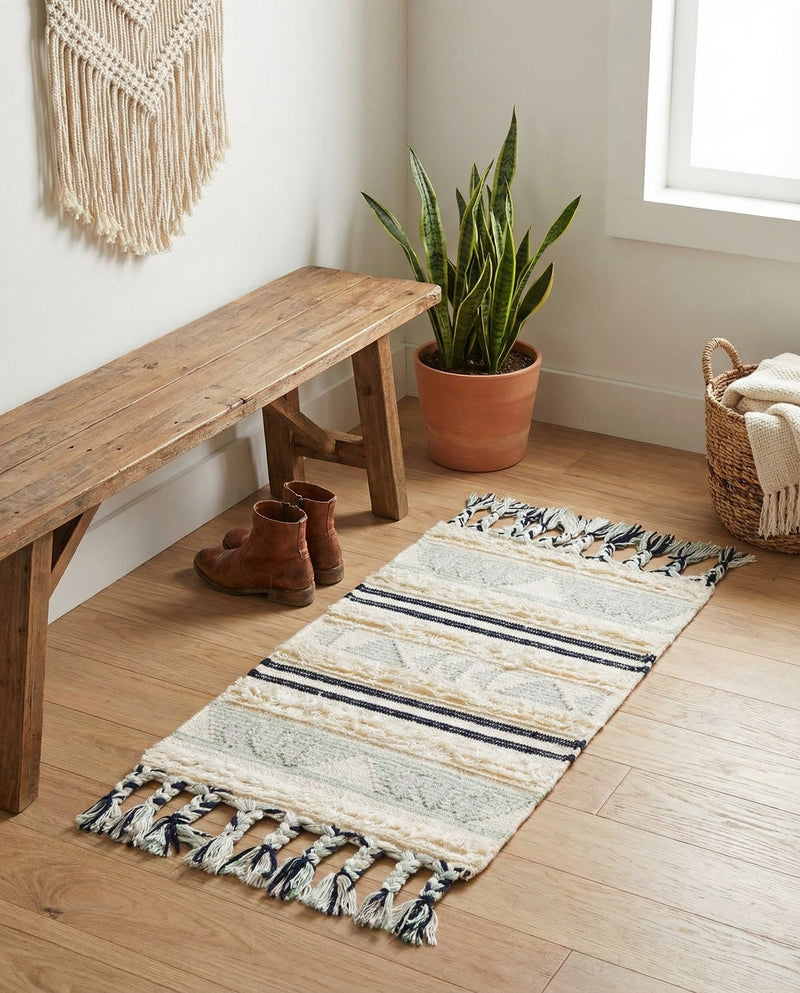 Sonoran Collection Area Rug - Montezuma Rectangle Aquamarine  lifestyle 27
