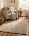 Plush Oasis Collection Area Rug - Serenity (Taupe) Rectangle Taupe  lifestyle 12