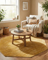 Bloomsbury Elegance Collection Area Rug -  Kensington (Yellow) Octagon Yellow  lifestyle 54