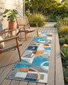 Urban Terrace Collection Area Rug -  Loggia Runner Multi  lifestyle 43