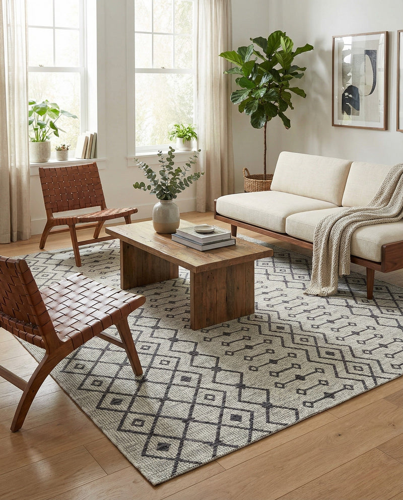 Savannah Pergola Collection Area Rug -  Pergola (Gray) Rectangle Gray  lifestyle 22