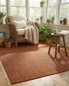Soho Elegance Collection Area Rug - Chelsea (Salmon) Rectangle Salmon  lifestyle 5