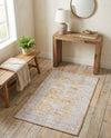 Heritage Elegance Collection Area Rug -  Miramar Rectangle Yellow  lifestyle 39