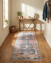 Bazaar Chic Collection Area Rug -  Rabat Runner Navy Blue  lifestyle 53