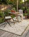 Tribal Terrace Treasures Collection Area Rug - Mayan Marina (Green) Rectangle Green  lifestyle 28