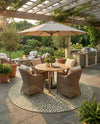 Urban Oasis Rugs Collection Area Rug -  Terrace (Green) Round Green  lifestyle 65
