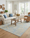 Bahama Breeze Outdoor Collection Area Rug -  Eleuthera Rectangle Gray  lifestyle 33