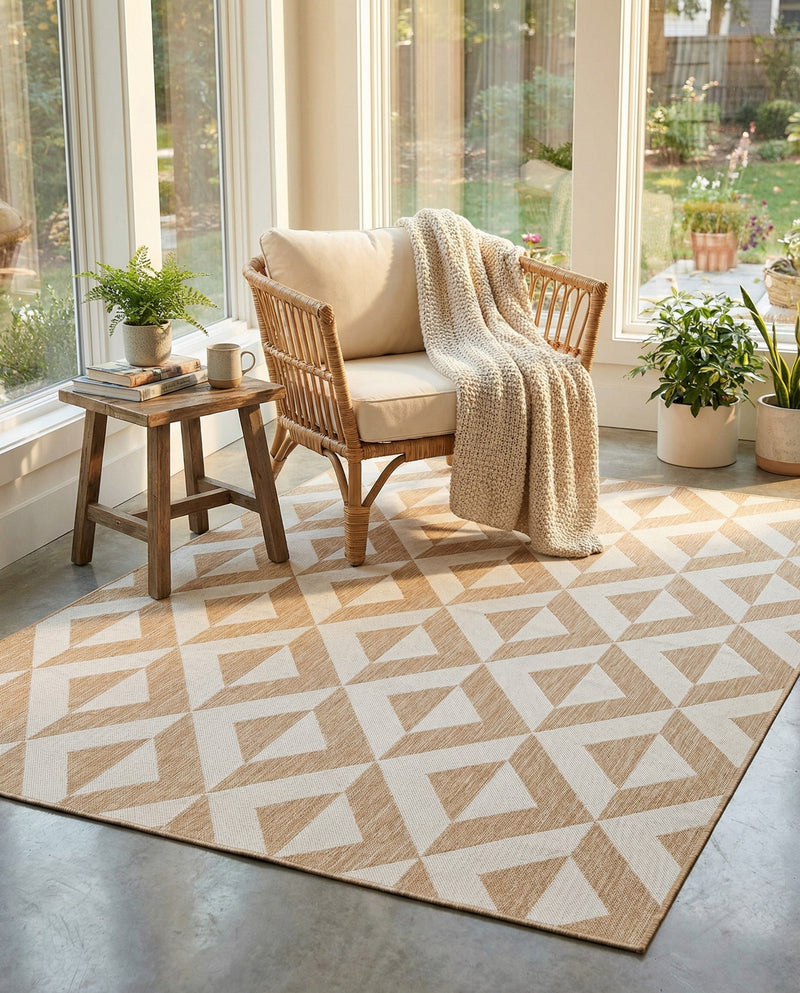 Urban Oasis Rugs Collection Area Rug -  Highrise (Beige) Rectangle Beige  lifestyle 26
