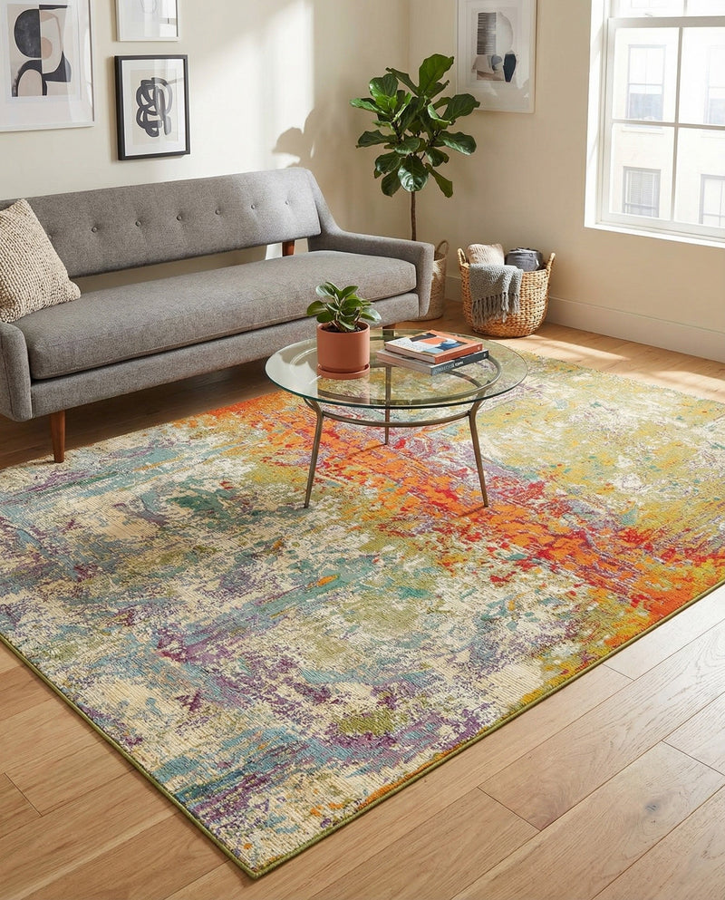 Urban Terrace Collection Area Rug -  Terrace Rectangle Multi  lifestyle 28
