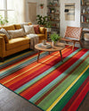 Urban Terrace Collection Area Rug -  Canopy Rectangle Multi  lifestyle 4