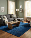 Soho Elegance Collection Area Rug - Chelsea (Navy Blue) Square Navy Blue  lifestyle 38