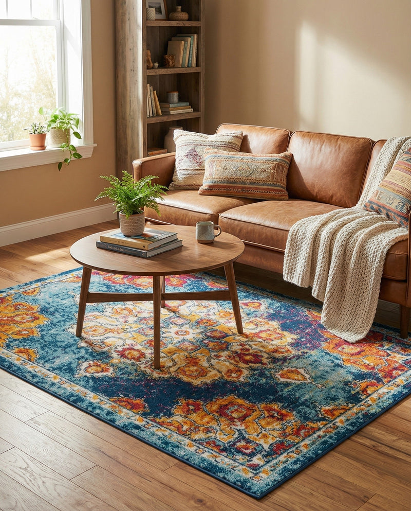 Beverly Grove Collection Area Rug - Melrose (Multi) Rectangle Multi  lifestyle 26