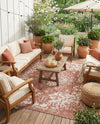 Urban Oasis Rugs Collection Area Rug -  Penthouse (Rust Red) Rectangle Rust Red  lifestyle 32