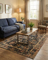 Neptune Elegance Collection Area Rug -  Galatea (Black) Rectangle Black  lifestyle 15