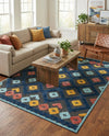 Caribbean Terrace Collection Area Rug -  Tobago Rectangle Charcoal  lifestyle 25
