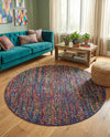 Caribbean Cove Collection Area Rug -  Mayreau Round Multi  lifestyle 24