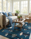 Coastal Haven Collection Area Rug -  Surfside Rectangle Blue  lifestyle 36