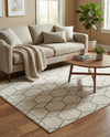 Trellis Mosaic Collection Area Rug - Arborville (Ivory) Rectangle Ivory  lifestyle 9