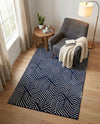 Aravalli Collection Area Rug - Udaipur Rectangle Midnight Blue  lifestyle 38