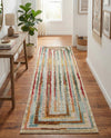 Outdoor Marrakesh Collection Area Rug -  Ouarzazate Runner Multi Beige  lifestyle 65