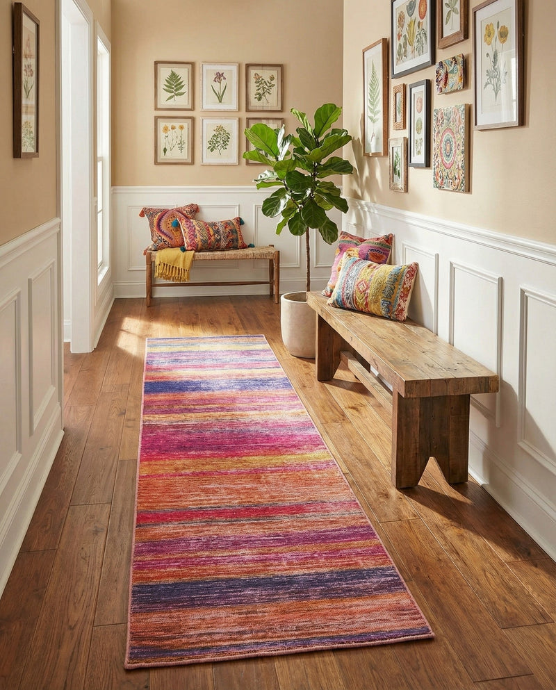 Sahara Essence Collection Area Rug - Oasis (Multi) Runner Multi  lifestyle 70