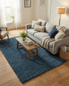 Alpine Plush Collection Area Rug - Verbier Rectangle Dblue  lifestyle 19