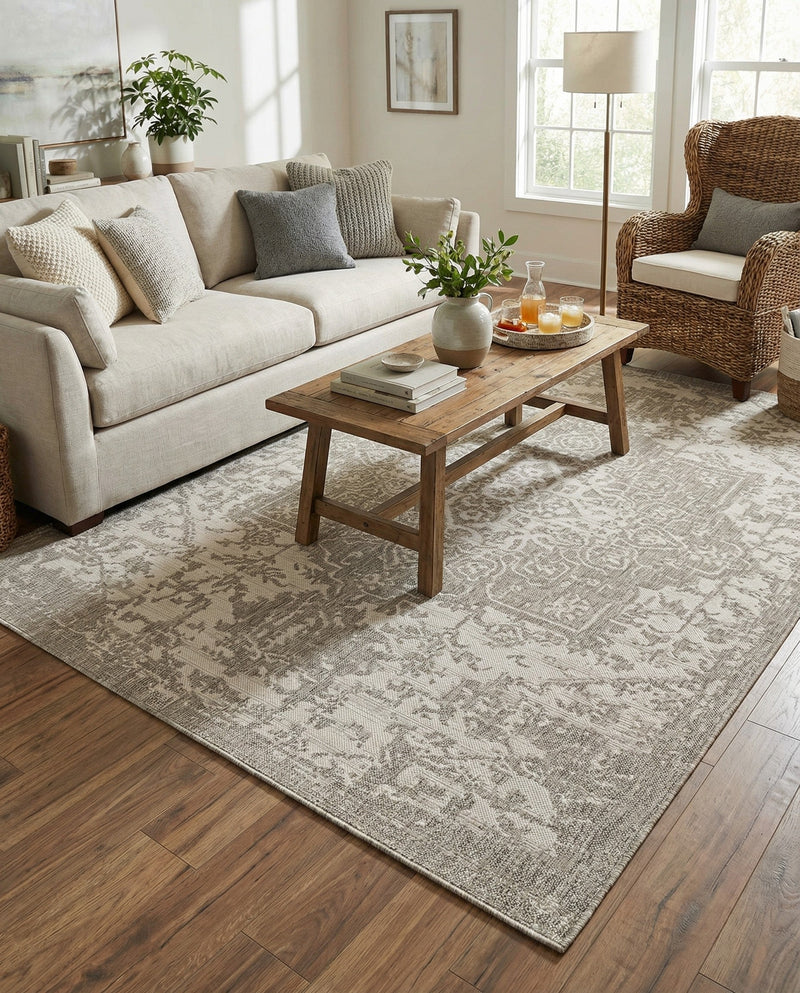 Urban Oasis Rugs Collection Area Rug -  Penthouse (Gray) Rectangle Gray  lifestyle 36