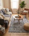 Cozy Cove Shag Collection Area Rug -  Harbor Rectangle Gray  lifestyle 19