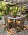 Seaside Blooms Collection Area Rug - Eden Square Multi  lifestyle 57