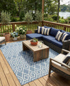 Urban Oasis Rugs Collection Area Rug -  Boulevard (Blue) Rectangle Blue  lifestyle 11