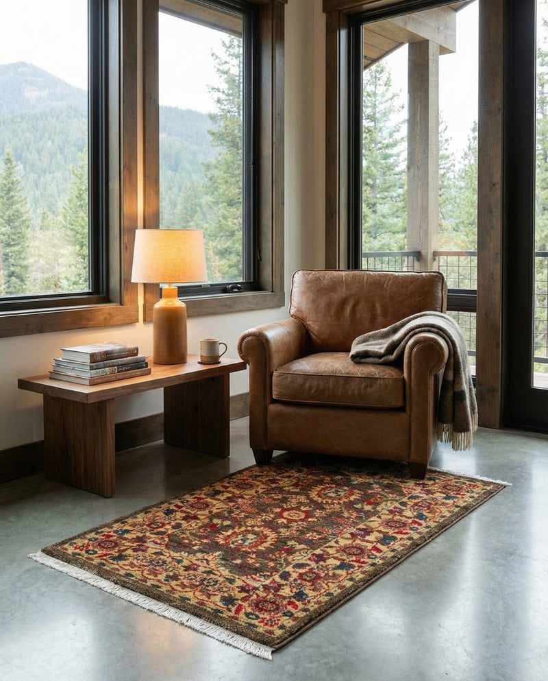 Chelsea Elegance Collection Area Rug -  Osterley Rectangle Light Brown  lifestyle 78