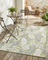 Seaside Blooms Collection Area Rug -  Serene Rectangle Green  lifestyle 18