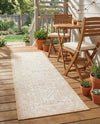 Tribal Terrace Treasures Collection Area Rug - Mayan Marina (Natural) Runner Natural  lifestyle 40