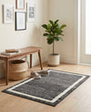 Studio Haven Collection Area Rug -  Alcove (Black) Rectangle Black  lifestyle 15