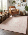 Tribal Terrace Treasures Collection Area Rug -  Incan Isle (Pink) Rectangle Pink  lifestyle 31