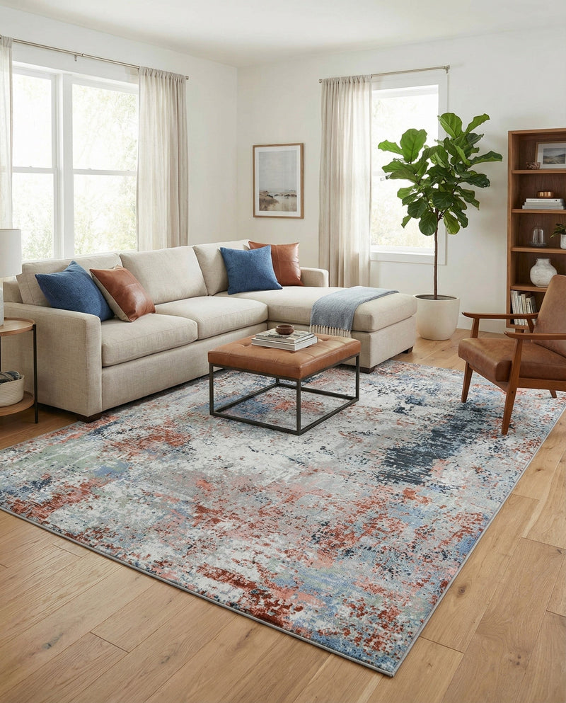 Aegean Elegance Washables Collection Area Rug -  Ithaca Rectangle Multi  lifestyle 30